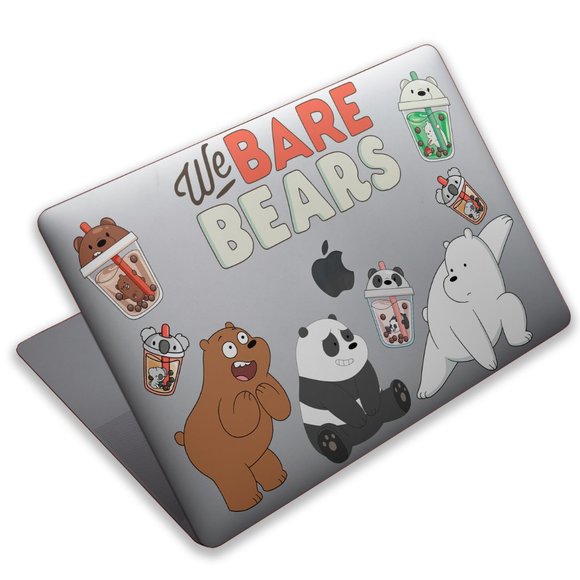 Cartoon We Bare Bears case for apple MacBook All Generations Air Pro - Picture 3 of 7